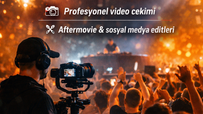 konser videolarınızın çekimini ve editini yapabilirim