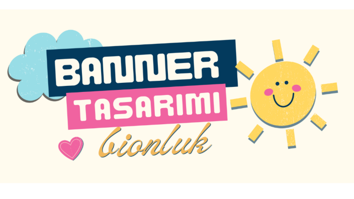 temel düzeyde banner tasarlarım