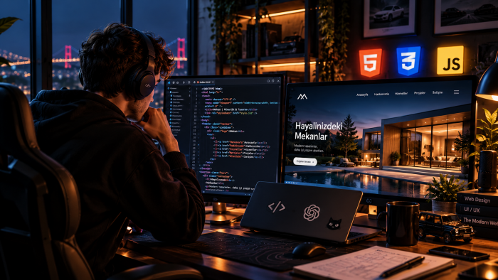 modern web siteleri geliştiririm