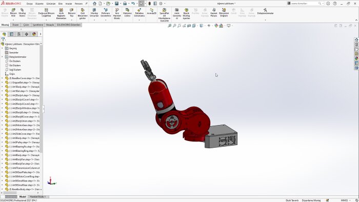 solidworks makine  tasarım   ve revizyon hizmeti vermekteyim