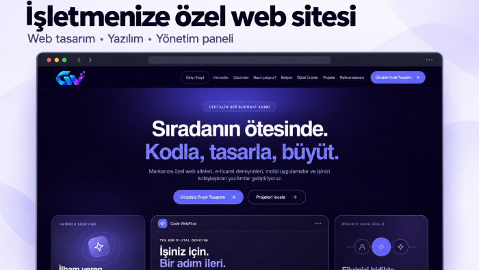 işletmenize özel profesyonel, mobil uyumlu site yapabilirim
