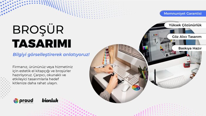 profesyonel broşür tasarımlarıyla fark yaratırım