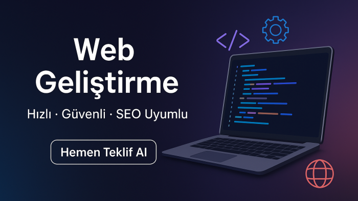 modern ve mobil uyumlu web sitesi tasarlayıp geliştiririm