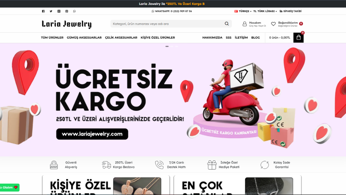 e-ticaret sitenizi hazırlarım