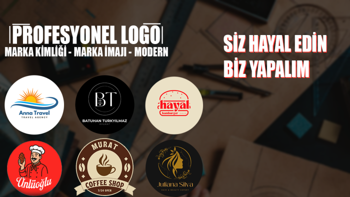 istediğiniz logolarınızı profesyonel şekilde tasarlarım