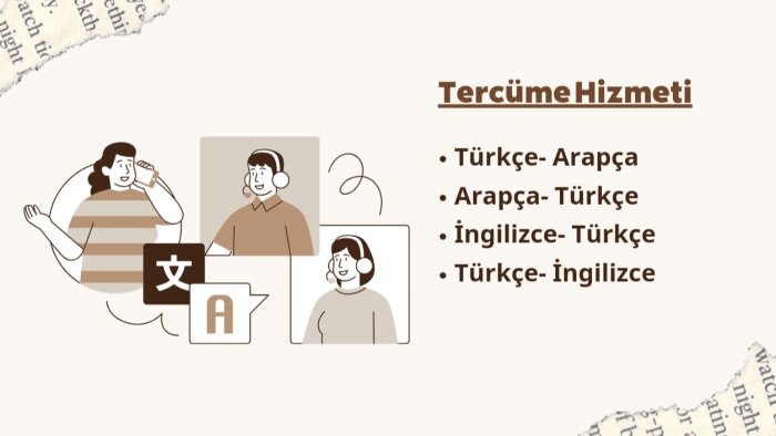 İngilizce, Arapça ve Türkçe dilleri arasında çeviri yaparım
