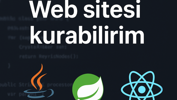 istediğiniz web sitesini istediğiniz frameworklerle kurarım