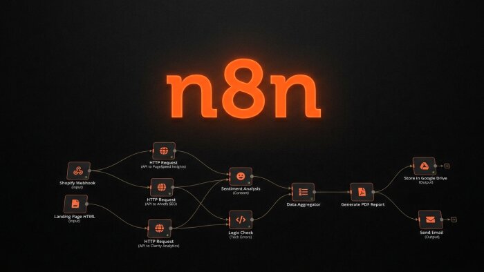 n8n ile web sayfanızı teknik ve içerik olarak analiz ederim
