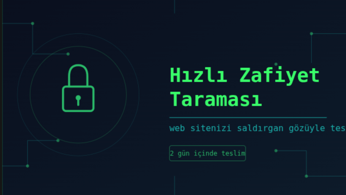 web sitenize saldırgan gözüyle bakıp zafiyet buluyorum