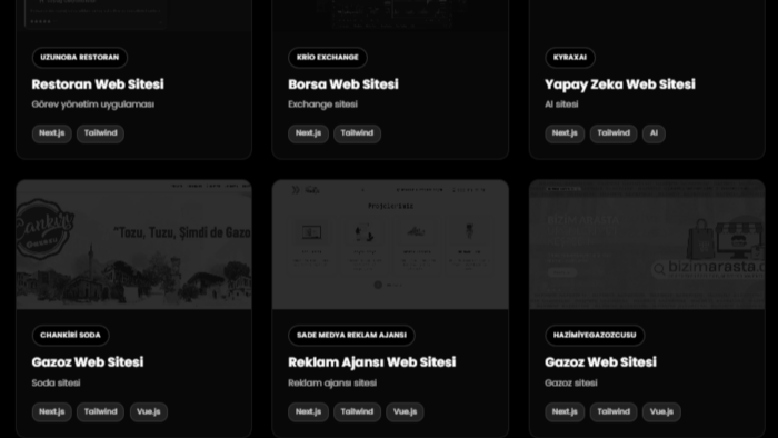 profesyonel bir şekilde modern web siteleri tasarlarım