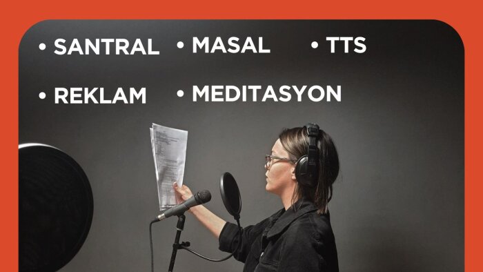projelerinize uygun seslendirme yapabilirim