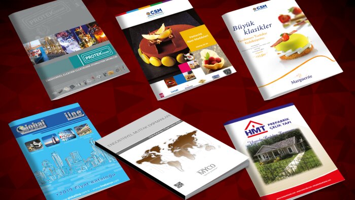 senelerdir katalog ve broşür yapıyorum