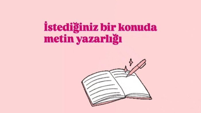 istediğiniz bir konuda yazı yazabilirim