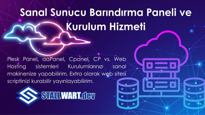 sanal sunucunuza barındırma paneli kurabilirim
