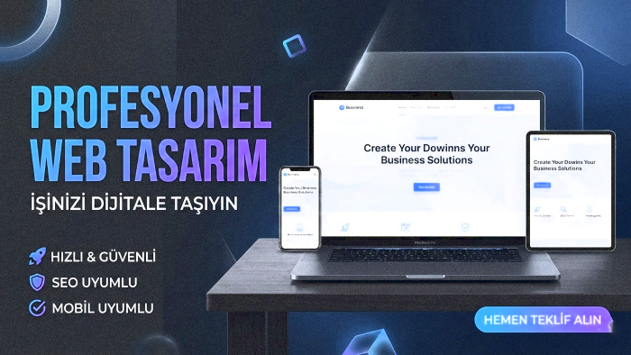 profesyonel modern gözüken anahtar teslim site yapabilirim