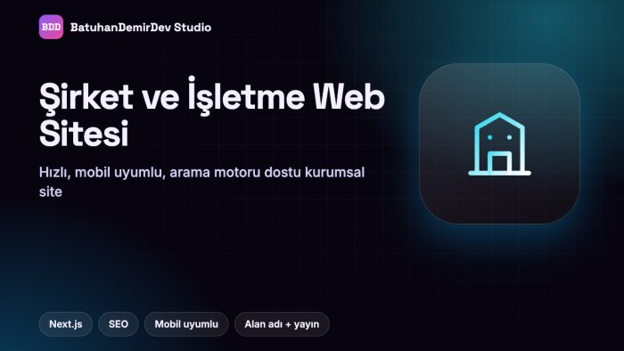 işletmeniz için hızlı ve SEO uyumlu web sitesi yaparım