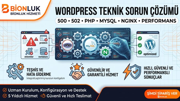 WordPress teknik sorunlarını çözüyorum