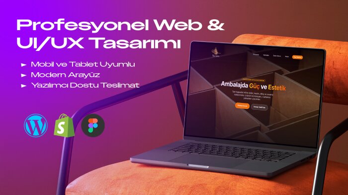 markanıza özel mobil uyumlu web arayüzleri tasarlarım