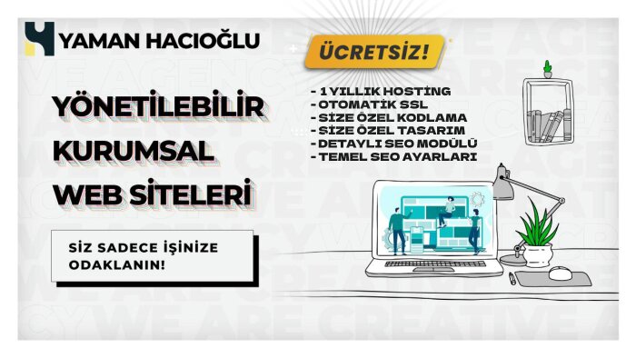 yönetilebilir web sitenizi sizin için hazırlarım