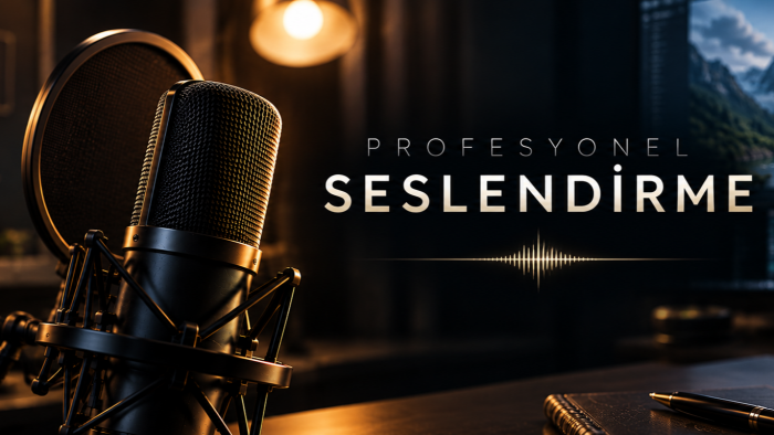 profesyonel ve kaliteli seslendirme yapıyorum