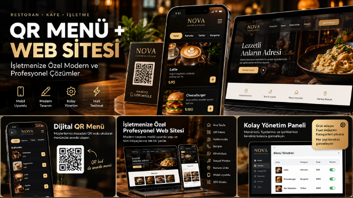 işletmeniz için QR menülü web sitesi hazırlayabilirim