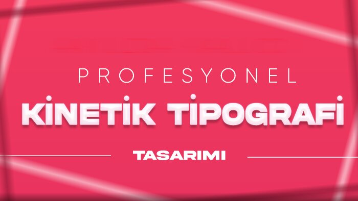 kinetik tipografi ile animasyon yapabilirim