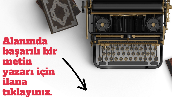 müşterilerim için metin yazarlığı yapıyorum