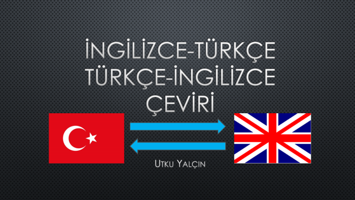 İngilizce-Türkçe çevirilerinizi hızlı ve kaliteli yaparım
