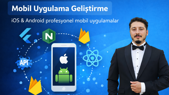 iOS ve Android için mobil uygulamalar geliştiririm