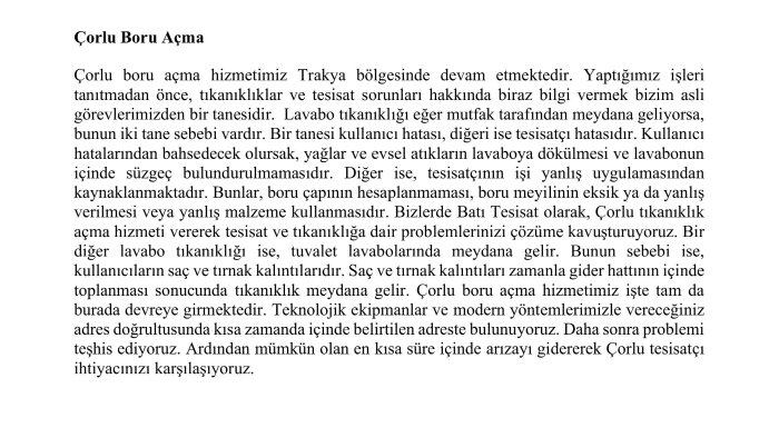 metinlerinizi SEO ile uyumlu hale getiririm