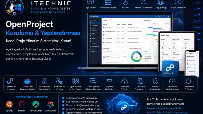 openproject management kurulumu yaparım