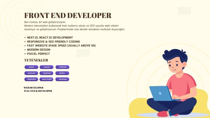 sizin için reactjs işlerinizi yapabilirim