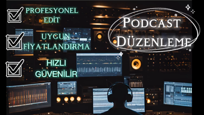 podcast'lerinizi yayına hazır hale getiririm