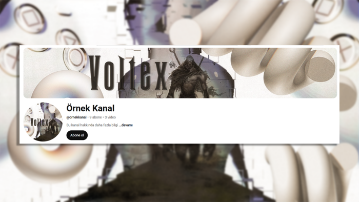Youtube hesabınız için banner hazırlayabilirim