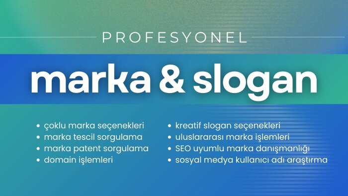 yaratıcı ve etkileyici marka adı ve sloganlar üretebilirim