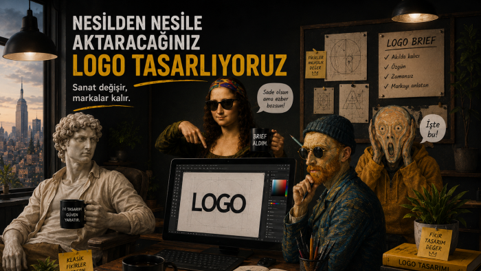 nesilden nesile aktaracağınız logo tasarlıyorum
