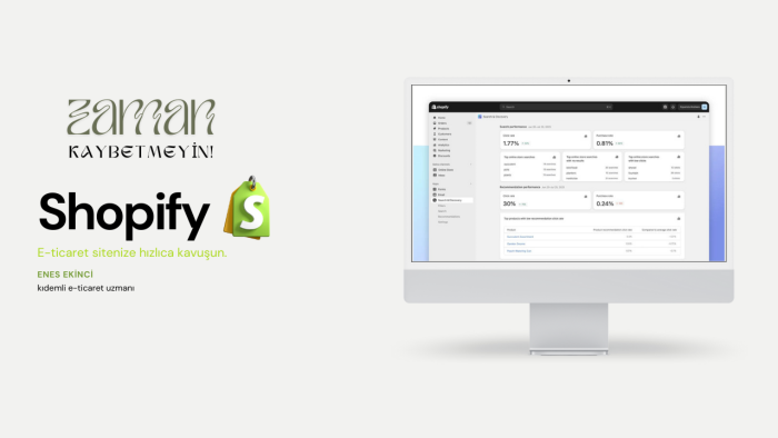 Shopify üzerinden e-ticaret sitesi kurarım