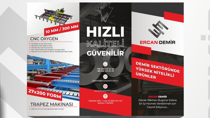 profesyonel broşür ve katalog tasarlıyorum