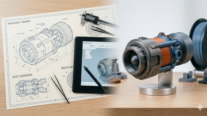 3d tasarım ve 3d baskı hizmeti veriyorum