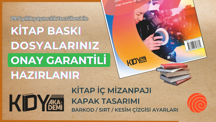 kdy akademi kitap dosyanızı baskıya hazırlarım
