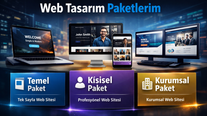 işletmeniz için kurumsal ve modern websiteler yaparım