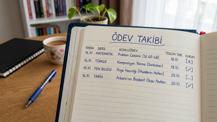 ödev verir ve takibini yaparım