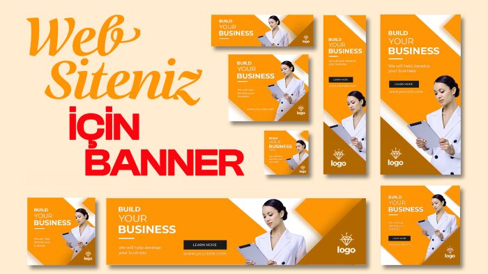 web siteniz için göz alıcı web ve mobil banner tasarlarım