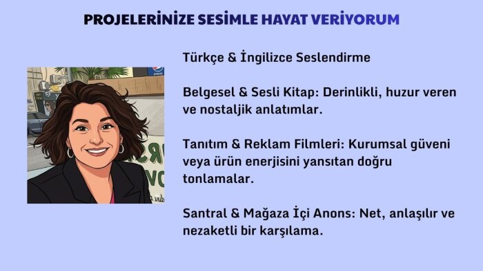 profesyonel seslendirme hizmeti veririm