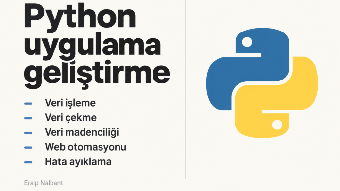 Python ile veri işleme ve iş otomasyonları geliştiririm