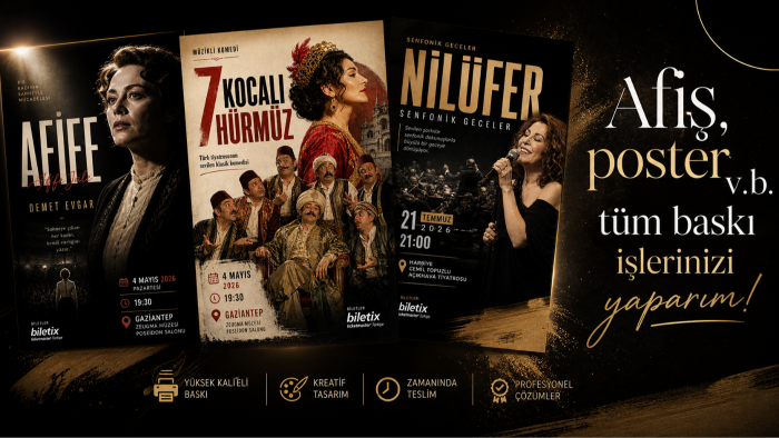 broşür, katalog, afiş ve billboard tasarlarım