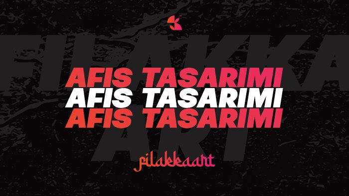 markanızla özdeşleşmiş afiş tasarımı yapabilirim