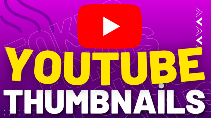 Youtube de ilgi çekici küçük resimler tasarlaya bilirim