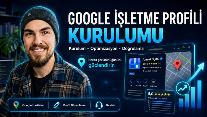 Google işletme profilinizi kurar ve optimize ederim