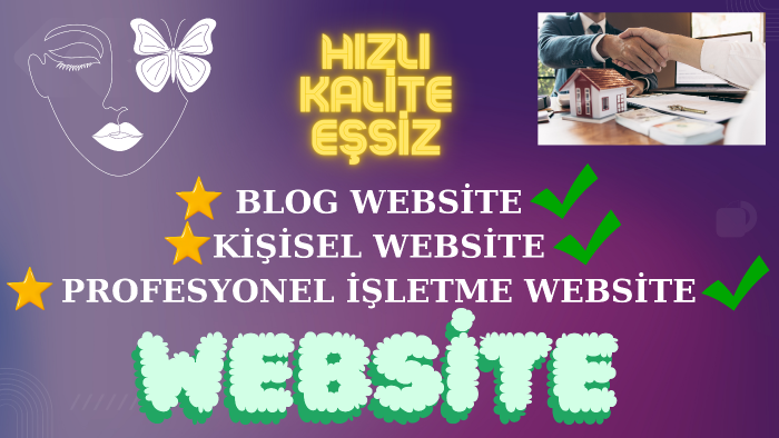 en iyi kalitede ve hızlı bir web sitesi yaparım